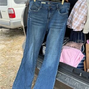 Kut from the Kloth Medium Blue Nicole Flare Jeans